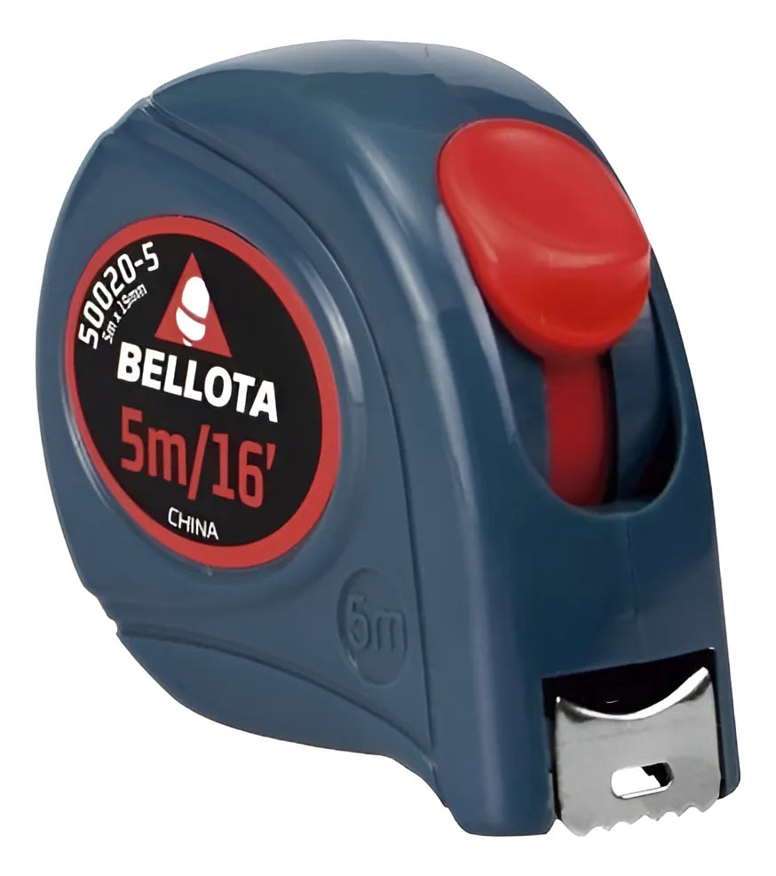 Flexómetro Bellota Doble Impresión 5 Metros Cinta Métrica Profesional 50020-5 bellota