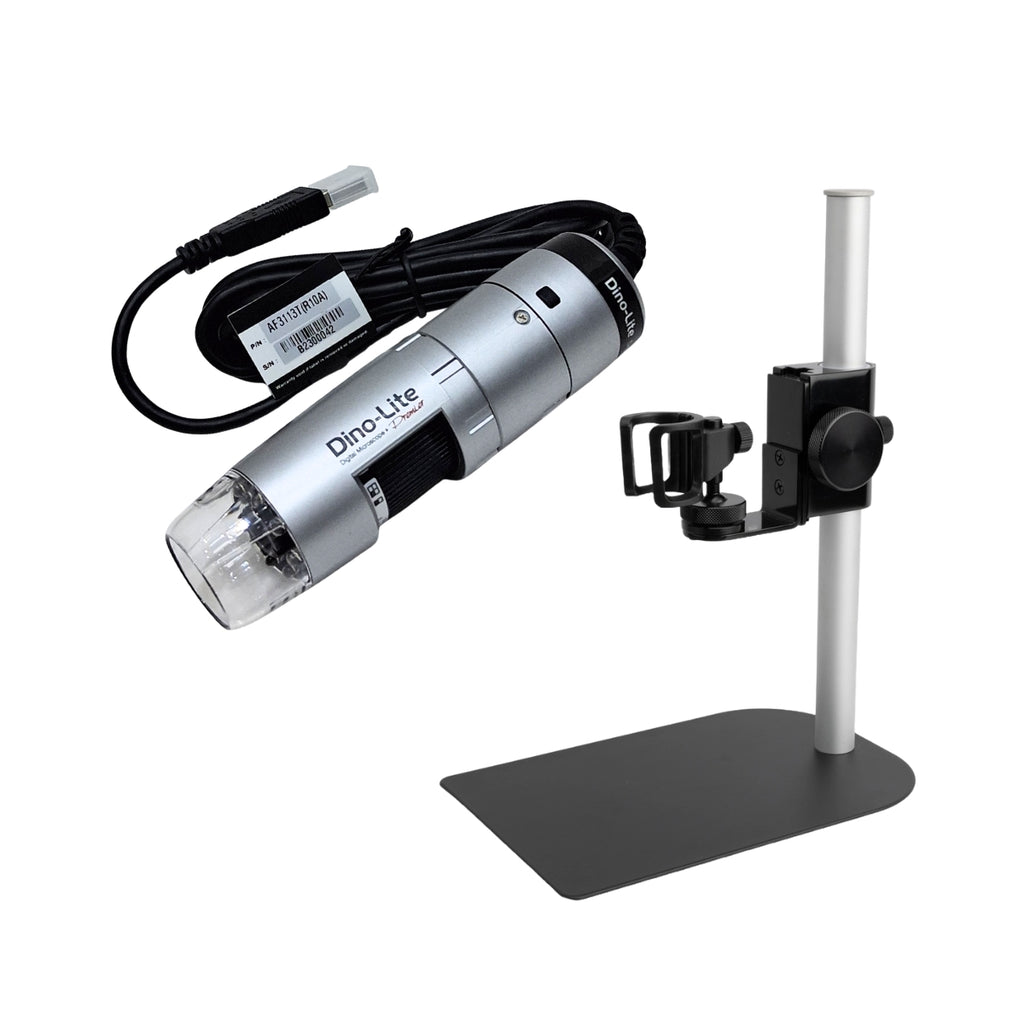 Microscopio Digital Dino-Lite Premier AF3113T USB + Soporte vertical de mesa liviano MS35B