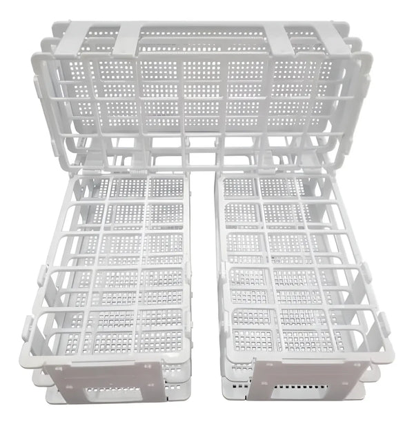 Paquete Con 3 Gradillas Para Tubo De Ensayo 21x30mm