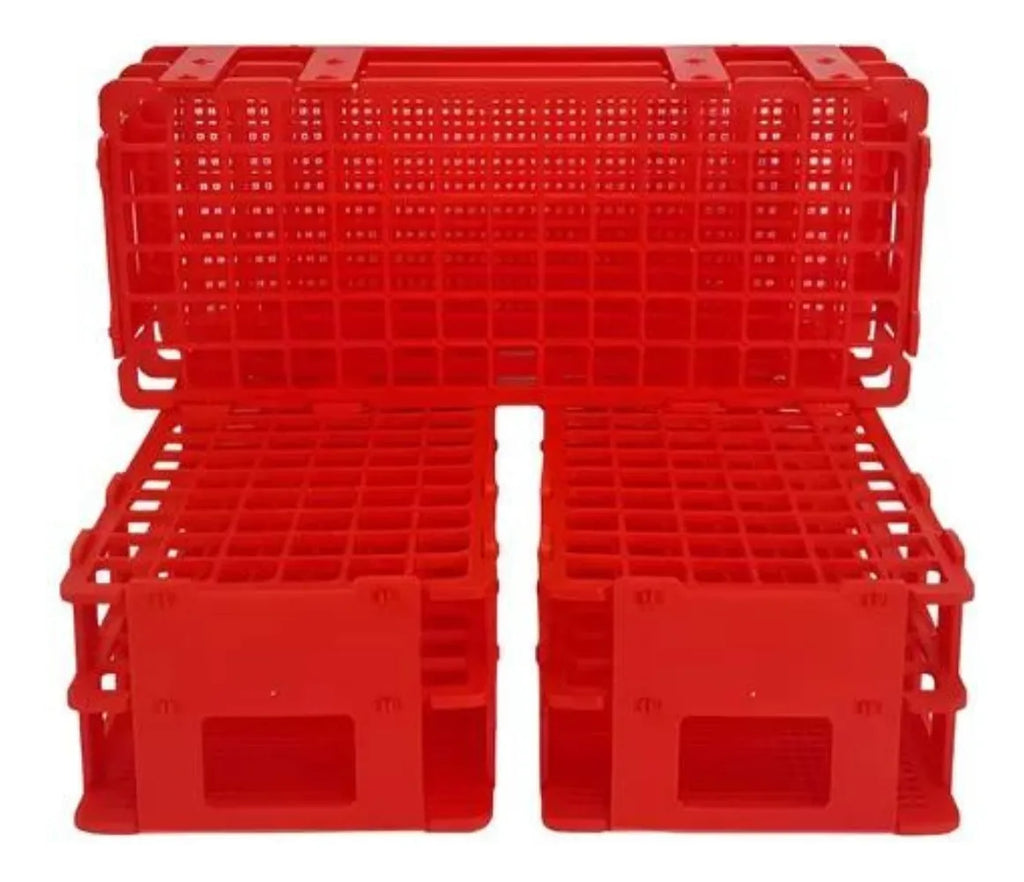 Paquete Con 3 Gradillas Para Tubos De Ensayo 90x13 Mm