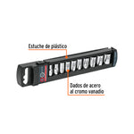 Juego de 10 Tubos Cortos Truper 3/16" a 9/16" Dado Hexagonal para Mecánica - vista 2