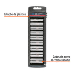 Juego de 9 Dados Largos Estándar Cuadro 3/8 Truper 14172 Profesional - vista 3