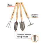 Juego de 4 Herramientas para Jardín Truper 15040 | Mango de 12-1/4 Pulgadas - vista 2