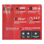 Linterna Led Recargable 3000lm Urrea-h - vista 4