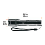 Linterna de Aluminio 1 LED 650 lm Recargable Potente y Portátil - vista 3