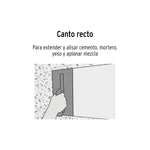 Llana Recta 6 Remaches de Plástico 10 x 4 Pulgadas para Albañil - vista 4