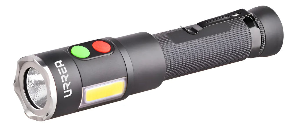 Linterna Led Recargable Con Alarma De 600 Lm Urrea-h