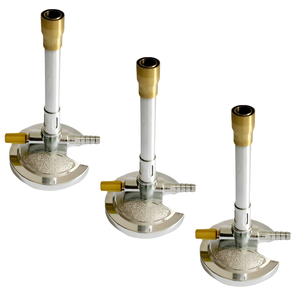 Mechero Bunsen Escolar De Laboratorio Paq C/3