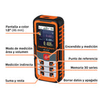 Medidor Láser de Distancia Truper 100 Metros Profesional Preciso - vista 2