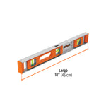 Nivel Profesional Truper 18" Con Protección De ABS 17034 - vista 2