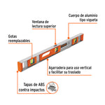 Nivel Profesional Truper 24 Pulgadas Con Protección ABS 17036 - vista 2