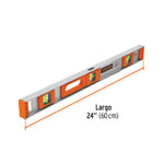 Nivel Profesional Truper 24 Pulgadas Con Protección ABS 17036 - vista 3