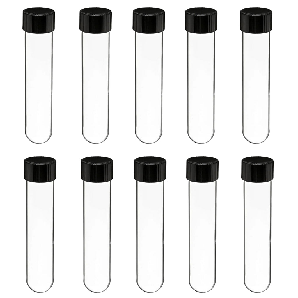 Tubos De Cultivo Ensayo Con Tapa Rosca 13x100 10 Piezas