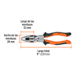 Pinza Multi 8 Electricista Comfort Grip Truper 103012 Profesional - vista 3
