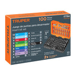 Juego 100 Puntas Mixtas 1" Con Estuche Truper 17794 Para Taladro - vista 3