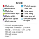 Juego 100 Puntas Mixtas 1" Con Estuche Truper 17794 Para Taladro - vista 2