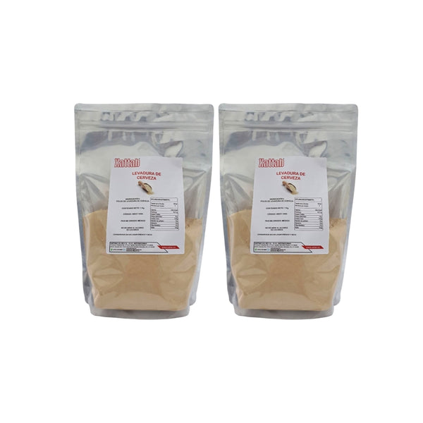 Levadura De Cerveza Natural 1 Kilogramo Xattab 2 Piezas