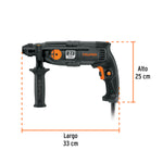 Rotomartillo SDS Plus Truper 650W 2 J, Potente y Profesional - vista 2