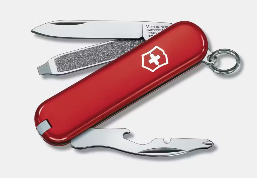 Navaja Victorinox Rally 0.6163 Roja de Bolsillo con 9 Usos y Herramientas Prácticas