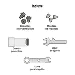 Remachadora Neumática Truper 3/16 con Boquillas para Remaches - vista 3