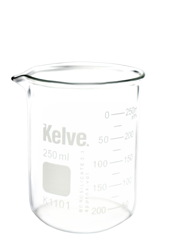 Vaso Precipitado De Vidrio 250 Ml Kelve K1101