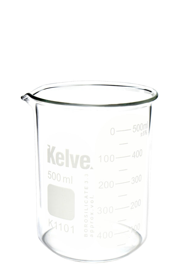 Vaso Precipitado De Vidrio 500 Ml Kelve K1101