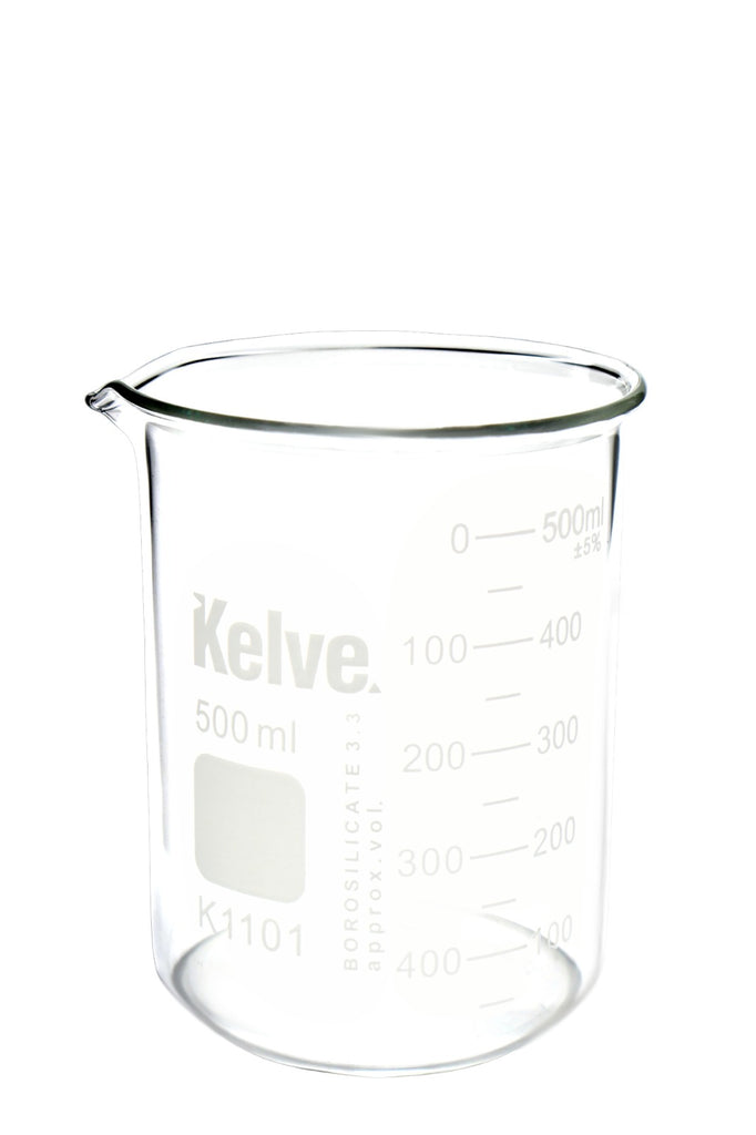 Vaso Precipitado De Vidrio 500 Ml Kelve K1101