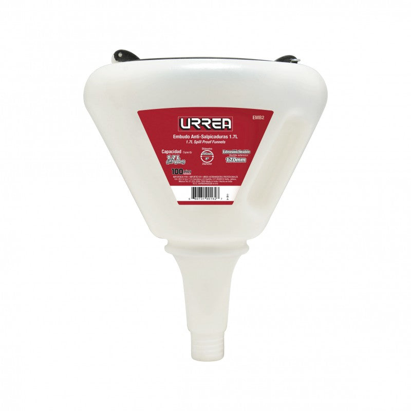 Embudo Antisalpicaduras Urrea Emb2 1.7 L Blanco