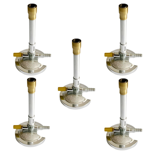 Mechero Bunsen Escolar De Laboratorio Paq C/5