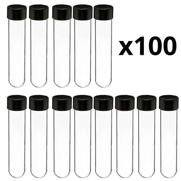 Tubos De Cultivo Ensayo Con Tapa Rosca 13x100 100 Piezas