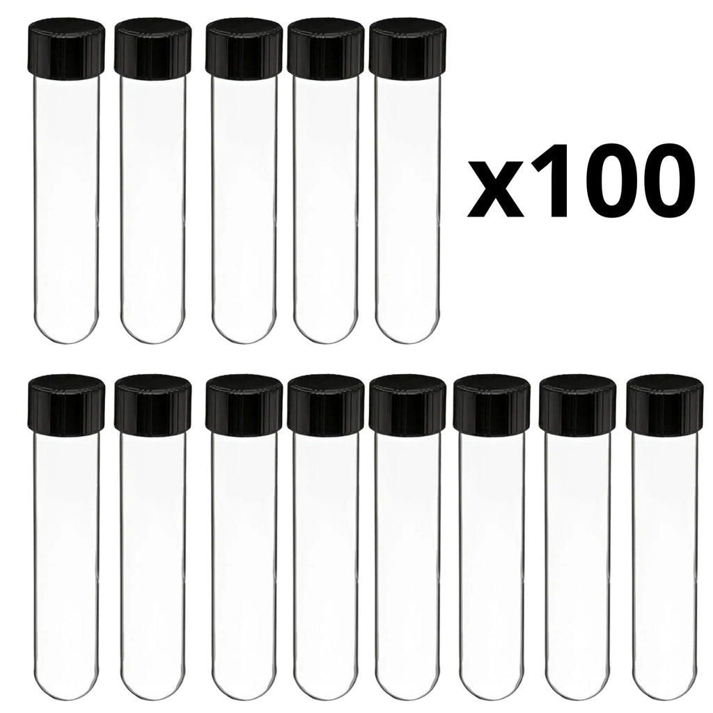 Tubos De Cultivo Ensayo Con Tapa Rosca 13x100 100 Piezas