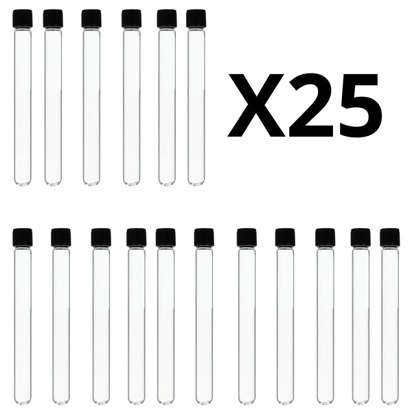 Tubos De Cultivo Ensayo Con Tapa Rosca 20x150 25 Piezas
