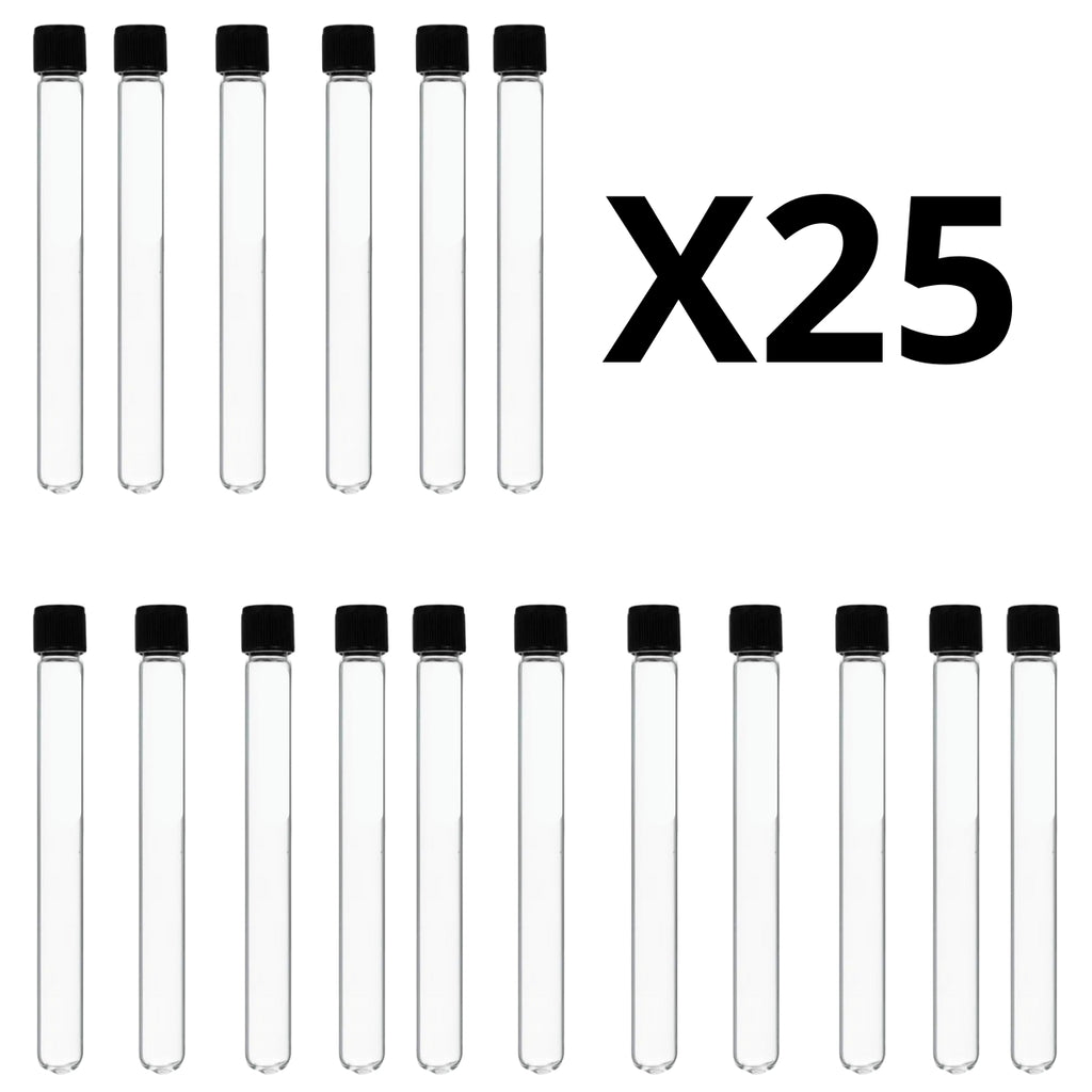 Tubos De Cultivo Ensayo Con Tapa Rosca 20x150 25 Piezas