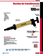 Bomba de Transferencia Urrea 23627 100 ml | Bomba Manual para Aceite, Combustible y Líquidos - vista 2