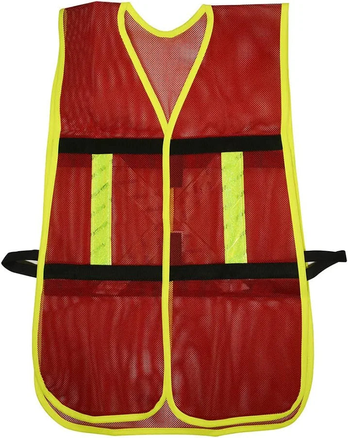 Chaleco de Seguridad Surtek 137494 de Malla de Poliéster con Ajuste | Chaleco de Alta Visibilidad para Trabajo y Protección Industrial
