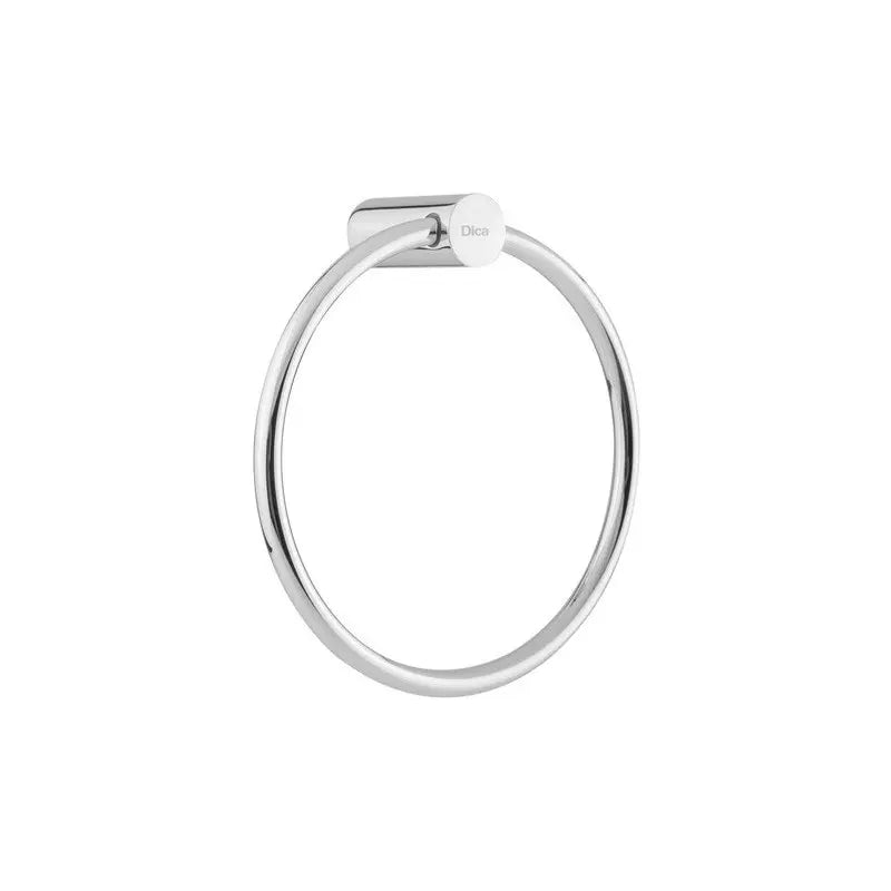 Toallero de Argolla Cromo Dica Accesorio para Baño Elegante y Funcional