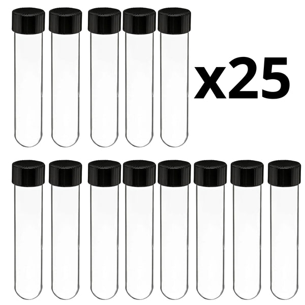 Tubos De Cultivo Ensayo Con Tapa Rosca 13x100 25 Piezas